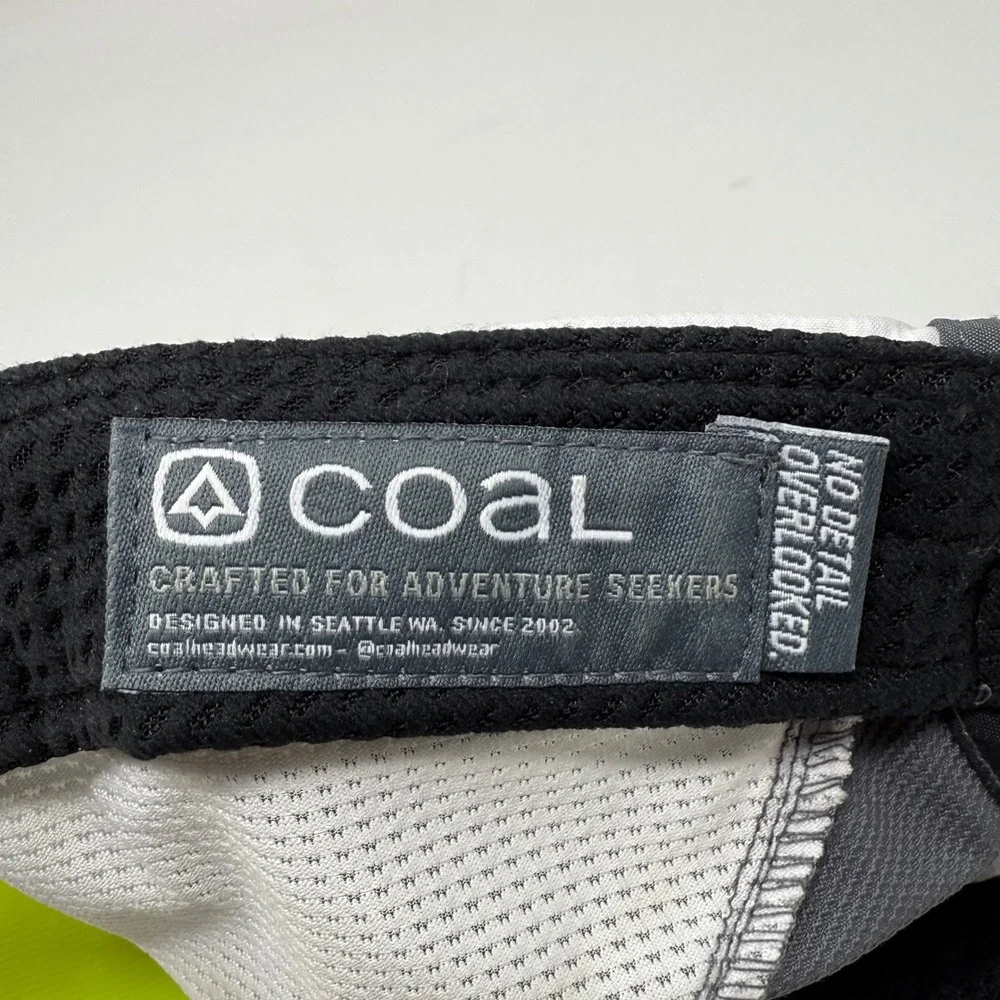 Coal Headwear Neon Yellow Black White Mesh Running Cap‎ Hat